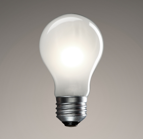 A19 Frost E26 Halogen Bulbs (Set of 2)