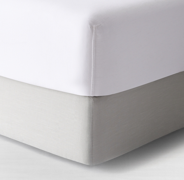 Washed Linen-Cotton Box Spring Cover