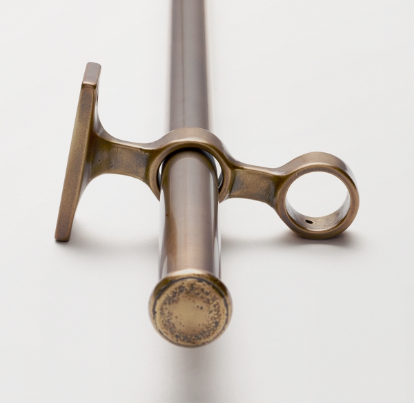 Dakota Double Rod Conversion Kit Antique Brass