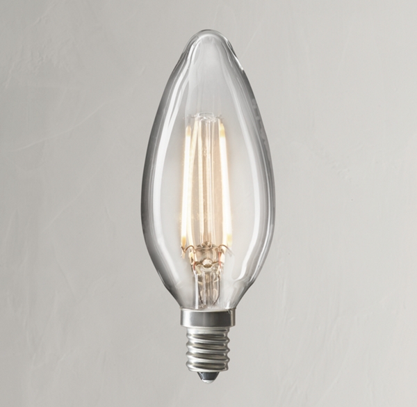 Torpedo Candelabra Filament LED Bulb 3.5W