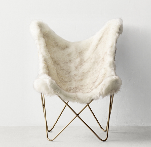 Tye Butterfly Chair Replacement Cover Faux Fur