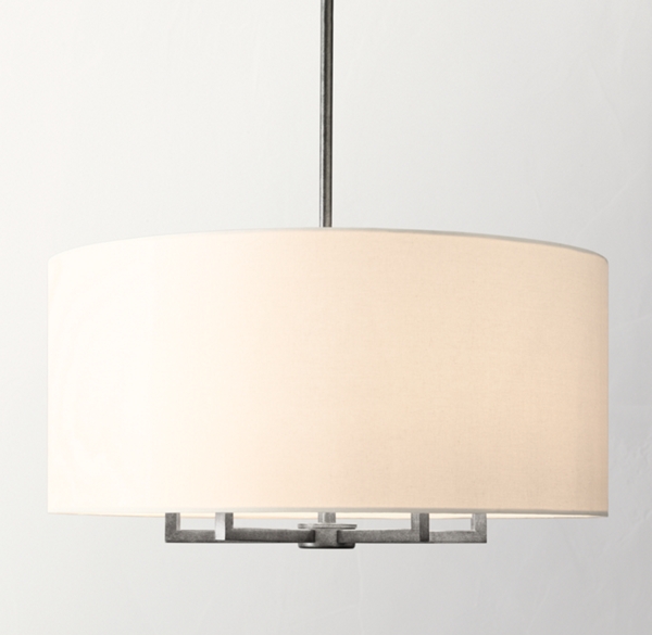 Garrison Pendant Aged Pewter