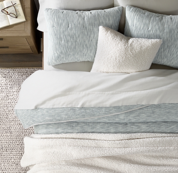 Mélange Cotton Gauze & Washed Cotton Gauze Bedding Collection