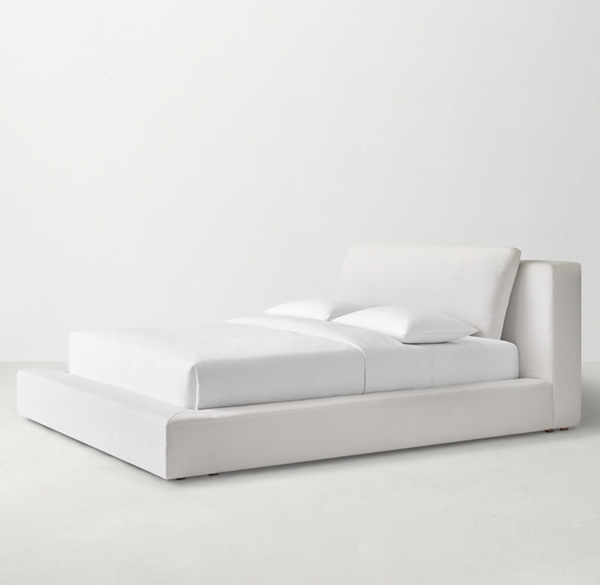 Cloud Slipcovered Platform Bed