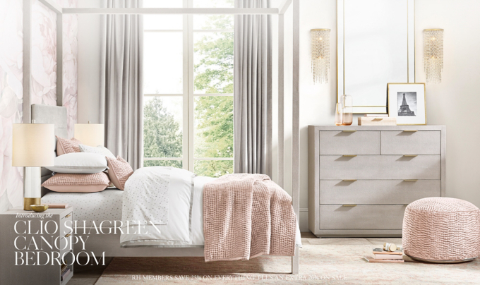 restoration hardware girls bedding