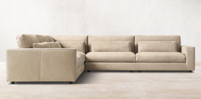 Lugano Leather Sectionals