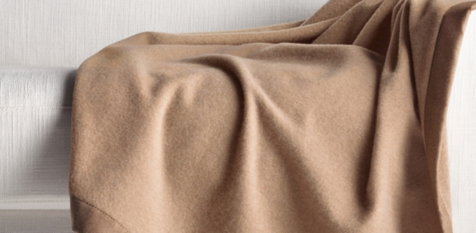 Luxe Cashmere Framed  Throw Collection