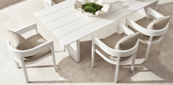 Balmain Aluminum Dining