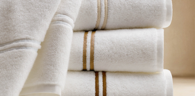 Hotel Satin Stitch Towel Collection