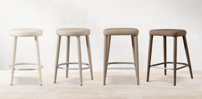 Nicola Armless Stool Collection