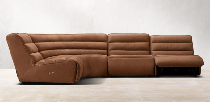 Chelsea Recliner Armless Leather Sectionals