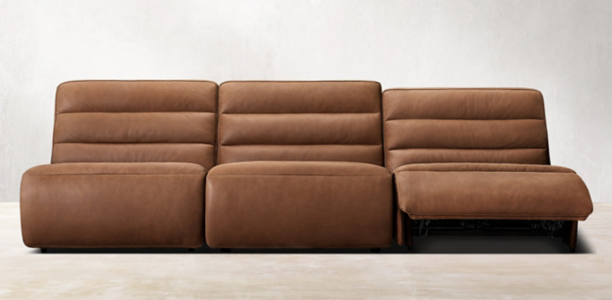 Chelsea Recliner Armless Leather Collection
