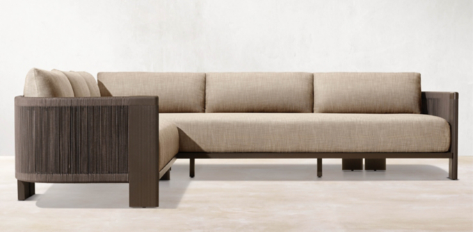 Striata Aluminum Sectional