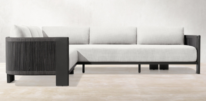 Striata Aluminum Sectional