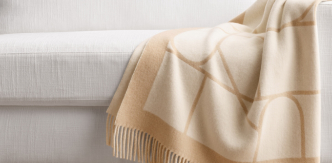 RH Italian Wool And Cashmere Throw Collection
