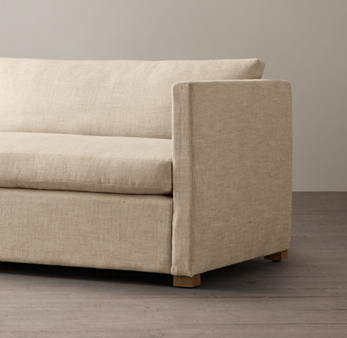 Restoration hardware deals shelter arm sofa