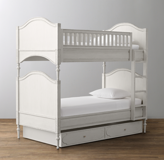 Bellina Arched Panel Bunk Bed | RH TEEN