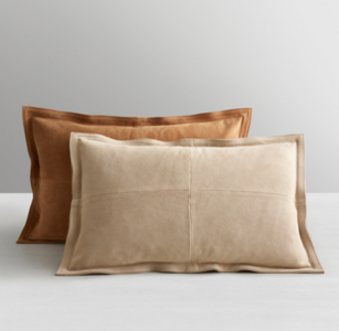 Washed Cotton Velvet Square Throw Pillow Light Brown - Threshold™