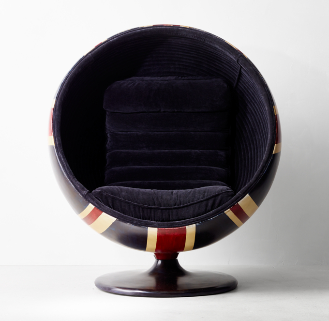 Union jack egg online chair