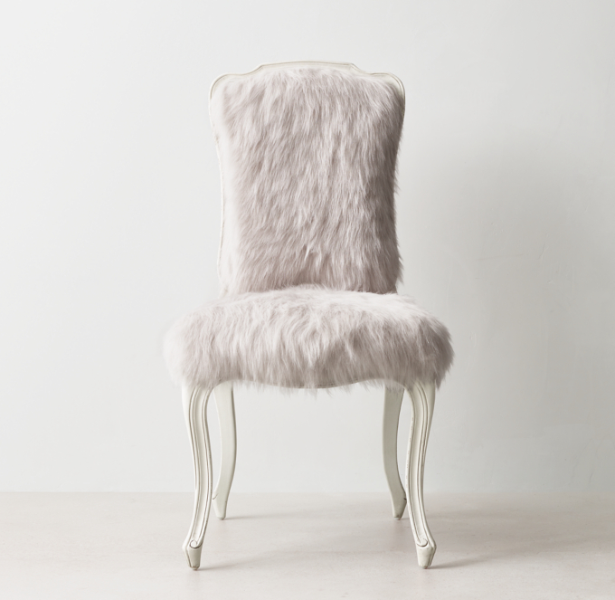 Restoration hardware fur discount chair