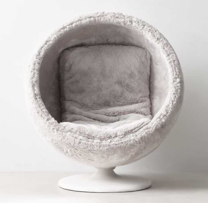 Orbit faux fur chair cheap new arrivals