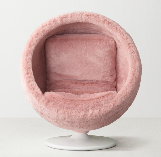 Orbit Kashmir Faux Fur Chair RH TEEN