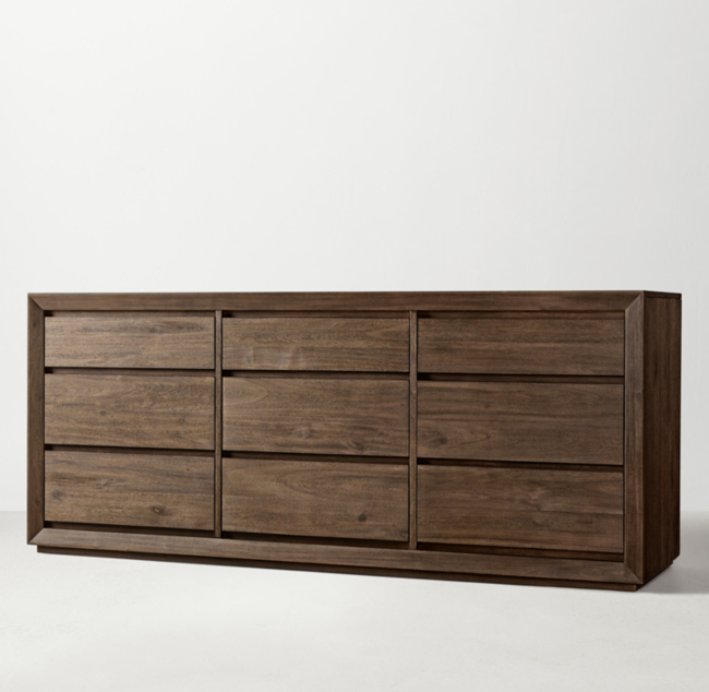 Callum Triple 3-Drawer Wide Storage Cabinet