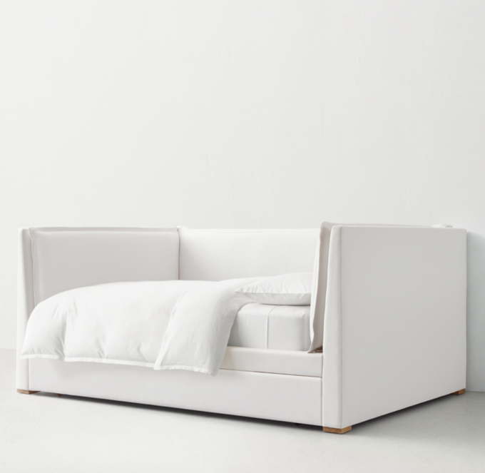 Sloane Upholstered Trundle Daybed RH TEEN