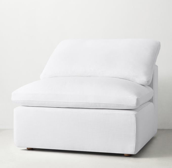 Cloud modular armless 2025 chair