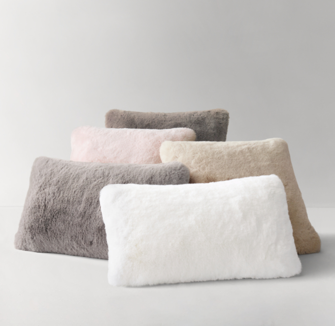 Rh faux fur discount throw