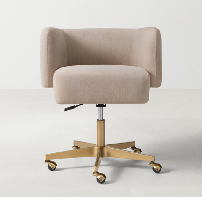 Brass discount desk chair