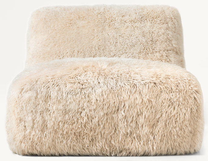 Rh sheepskin chair new arrivals