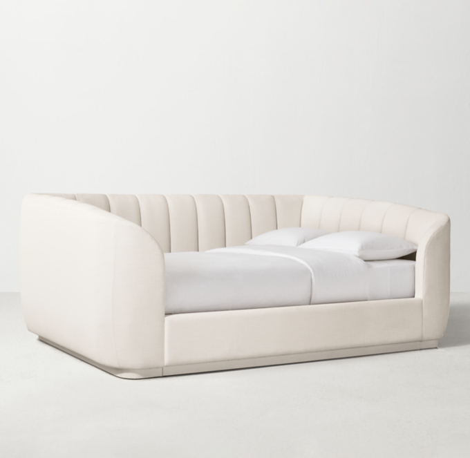 Valentina Upholstered Daybed With Plinth Base RH TEEN